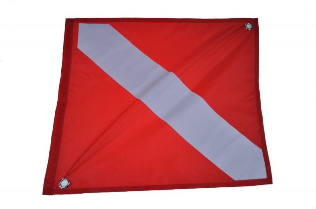 Vlajka potápěčská 32 x 38 cm NTEC