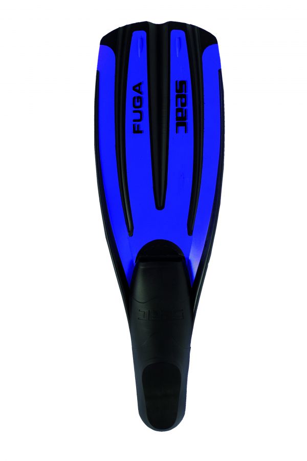 Ploutve FUGA v modré barvě s kanálky pro šnorchlování i potápění SEAC SUB
